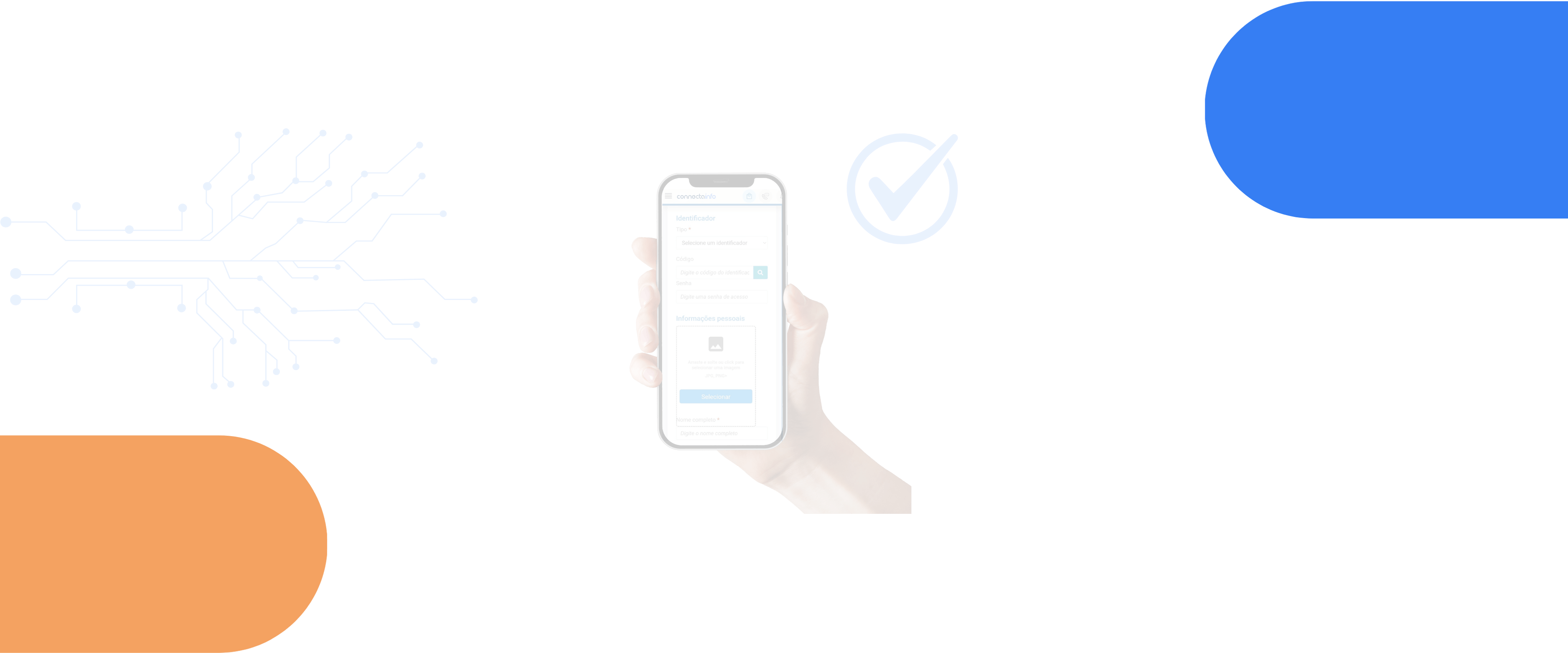 Experiência do Usuário Simplificada: Menos cliques, <span class="highlight">mais eficiência</span>. Cadastro rápido com leitura da CNH e <span class="highlight">preenchimento inteligente</span>.